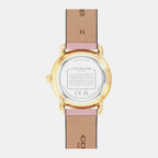 Elliot Women Quartz Silver Dial Analog Leather Watch 14000137