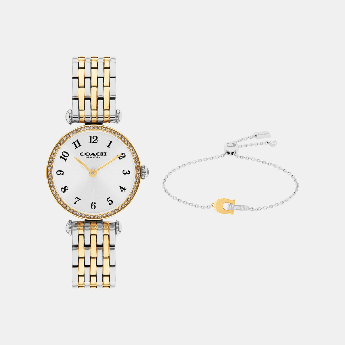 Cary Women Quartz Silver Dial Analog Stainless Steel Watch 14000140