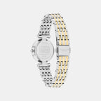 Cary Women Quartz Silver Dial Analog Stainless Steel Watch 14000140