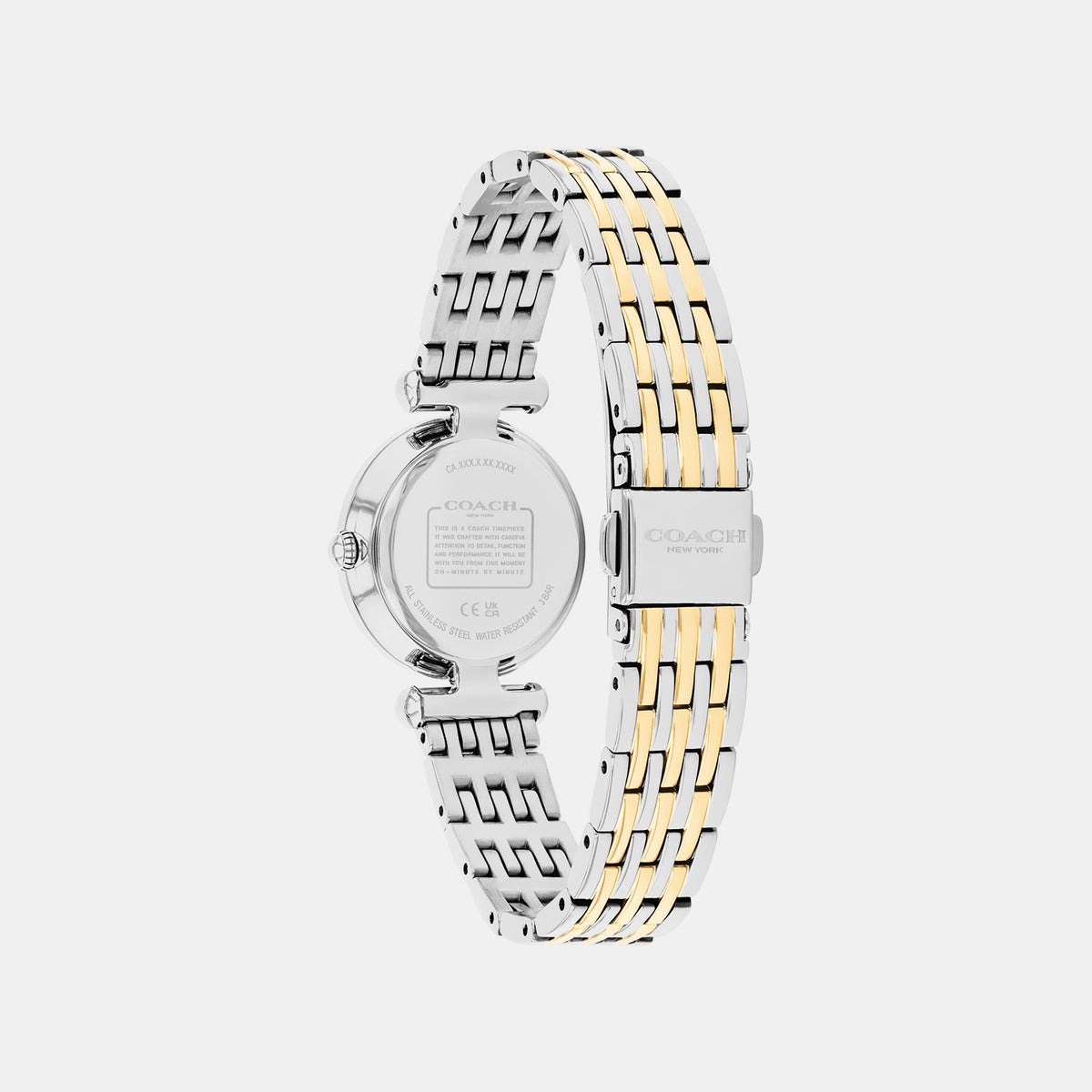 Cary Women Quartz Silver Dial Analog Stainless Steel Watch 14000140
