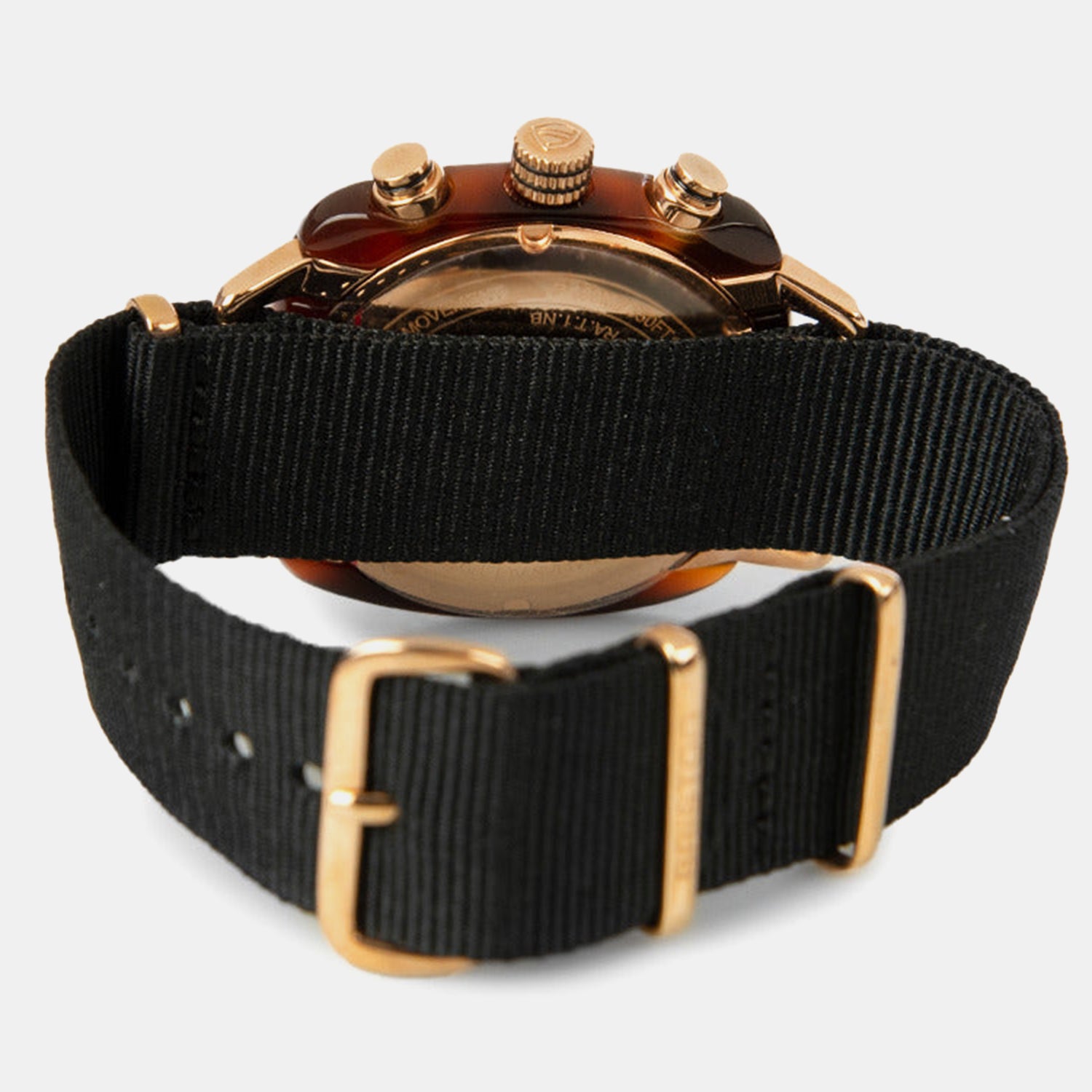 Clubmaster Classic Men Quartz Black Dial Chronograph NATO Watch 14140.PRA.T.1.NB