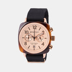 Briston Clubmaster Classic Men Quartz Rose Gold Dial Chronograph Nato Watch 14140.PRA.T.6.NB-1