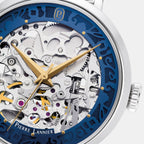 Automatic Women Automatic Blue Dial Analog Stainless Steel Watch 141K661