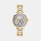 Women Automatic Silver Dial Analog Stainless Steel Watch 142G522