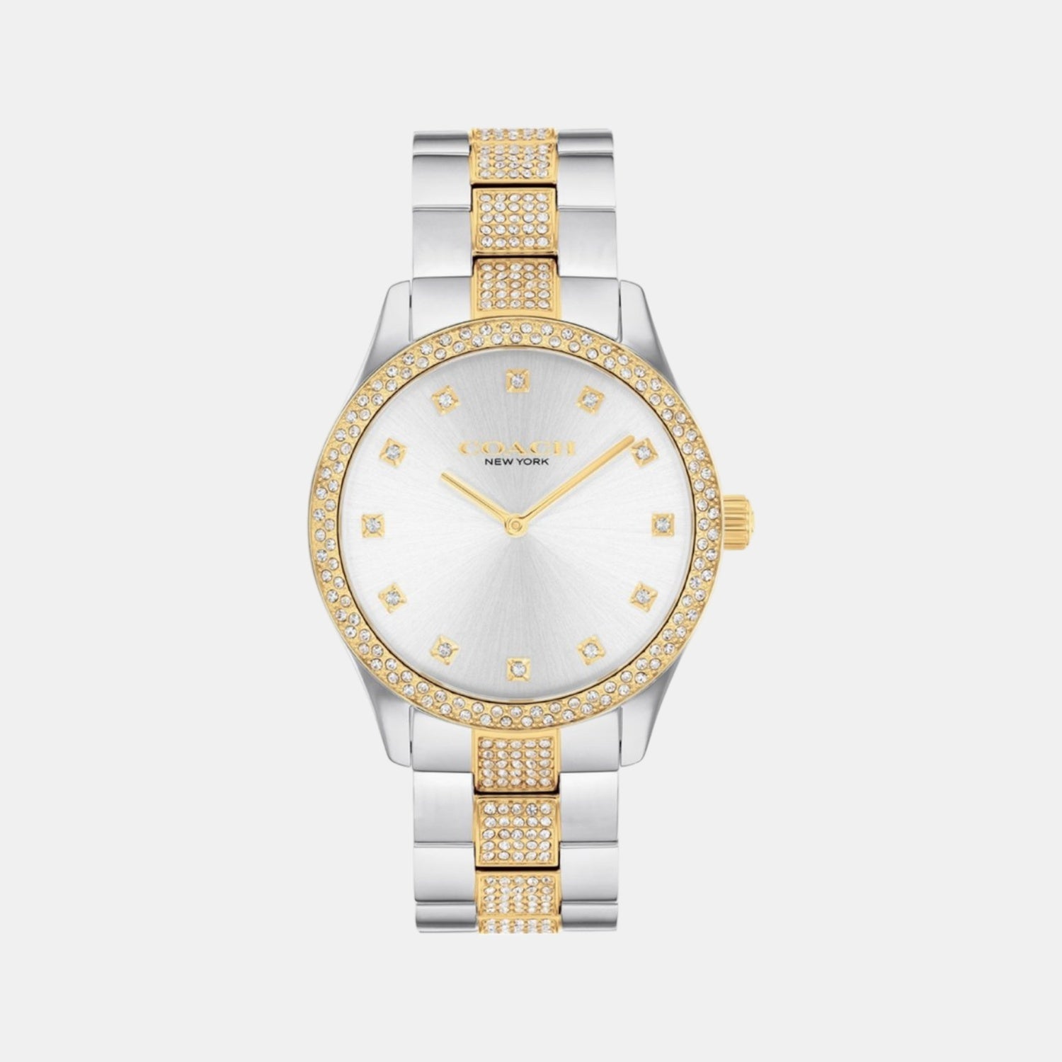 Brooks Unisex Quartz Silver Dial Analog Stainless Steel Watch 14400034