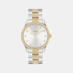 Brooks Unisex Quartz Silver Dial Analog Stainless Steel Watch 14400034