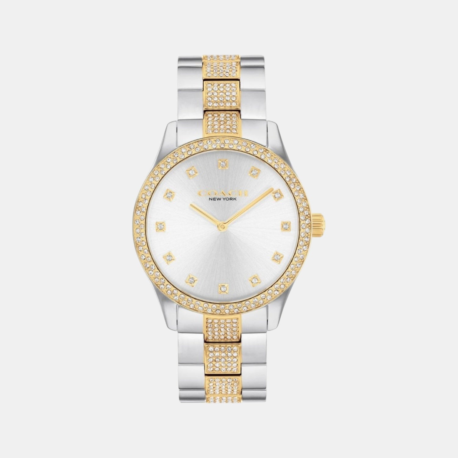 Brooks Unisex Quartz Silver Dial Analog Stainless Steel Watch 14400034