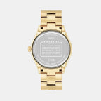 Brooks Unisex Quartz Black Dial Analog Stainless Steel Watch 14400035