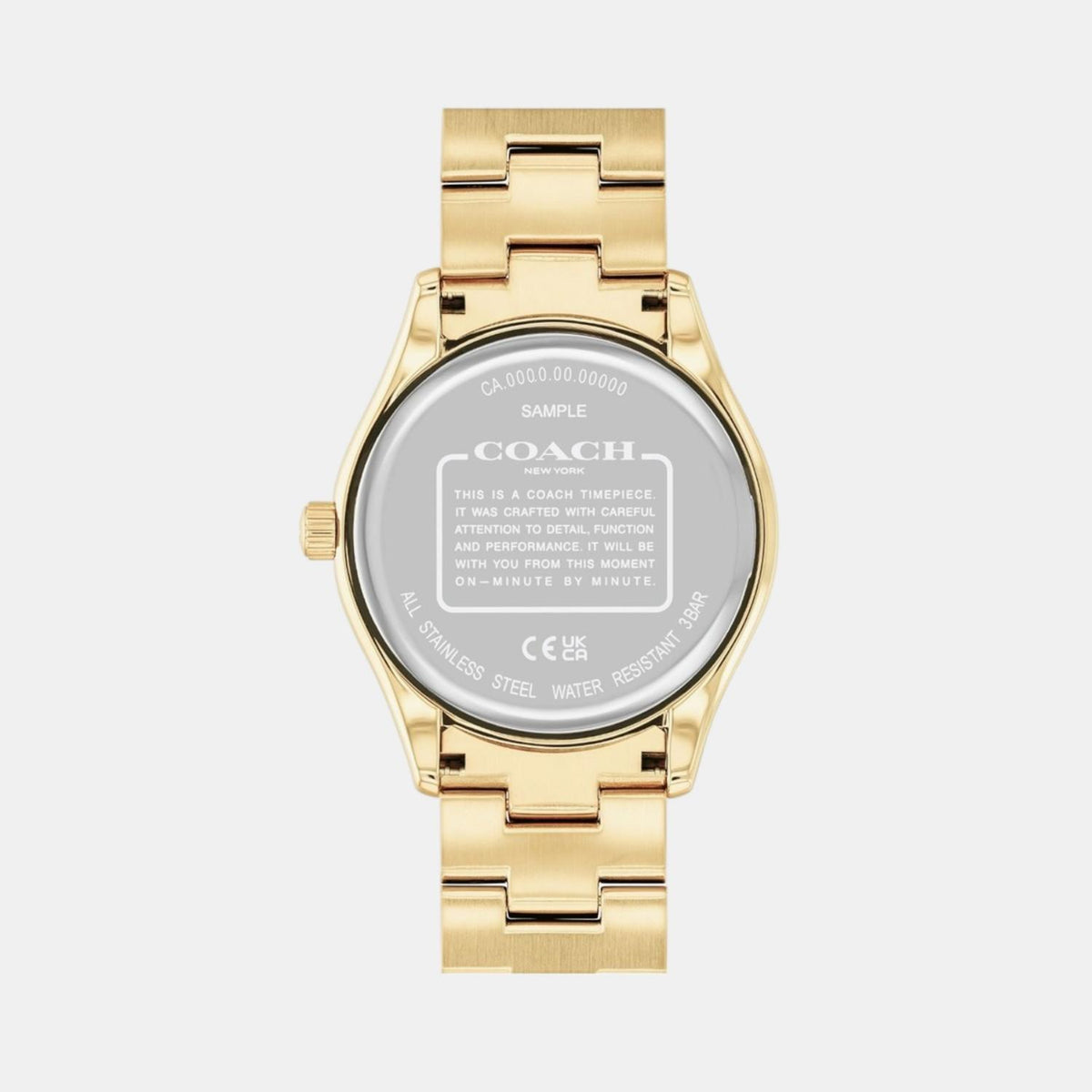 Brooks Unisex Quartz Black Dial Analog Stainless Steel Watch 14400035