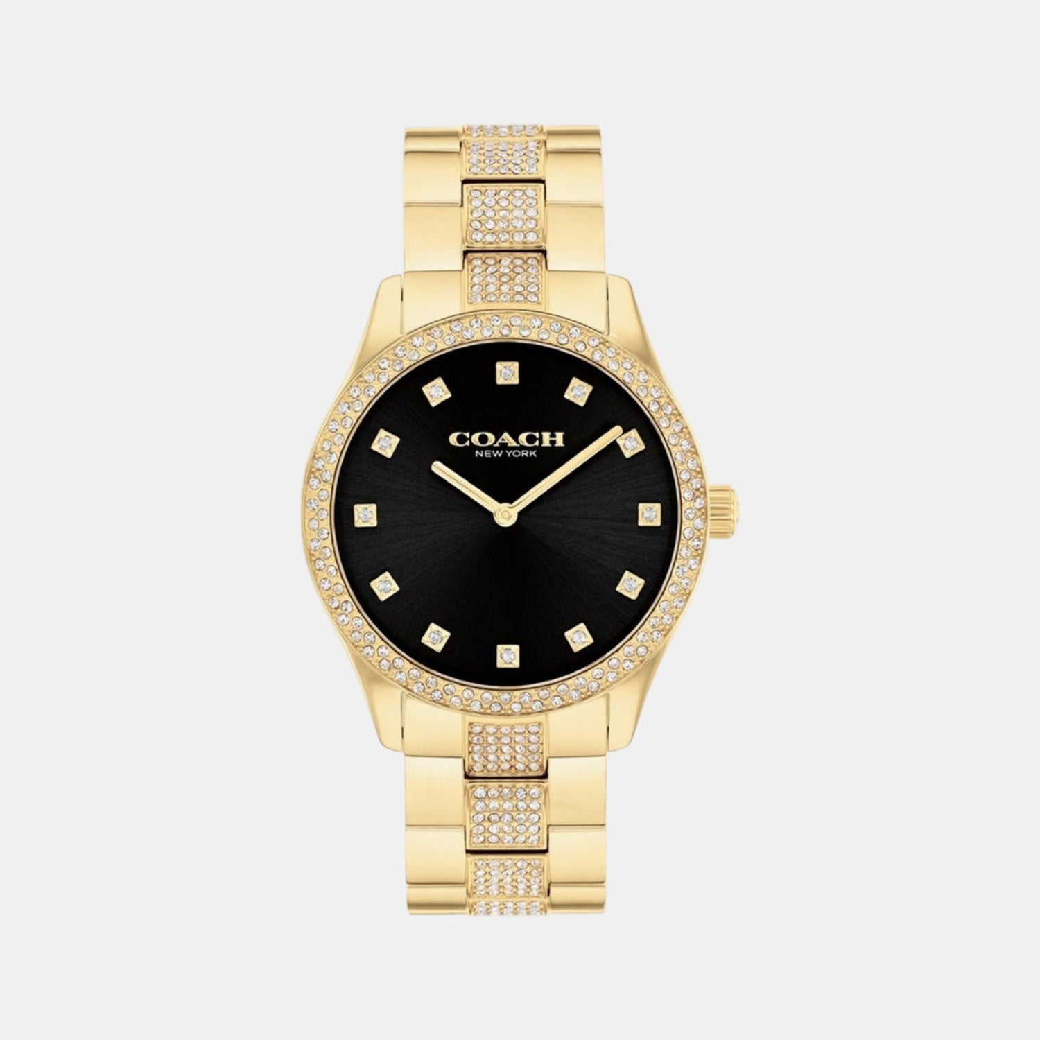 Brooks Unisex Quartz Black Dial Analog Stainless Steel Watch 14400035