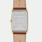 Unisex Quartz Silver Dial Analog Leather Watch 14400044