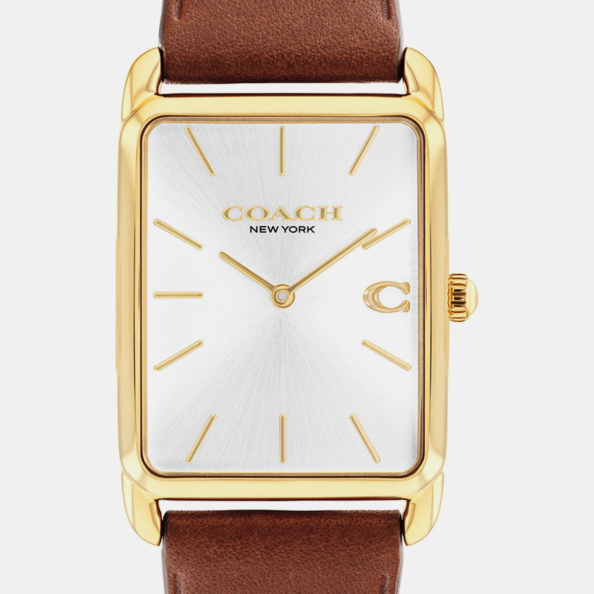 Elliot Unisex Quartz Silver Dial Analog Leather Watch 14400044