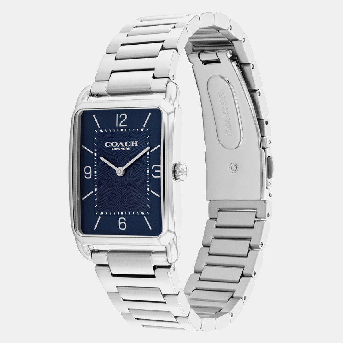 Elliot Unisex Quartz Blue Dial Analog Stainless Steel Watch 14400046