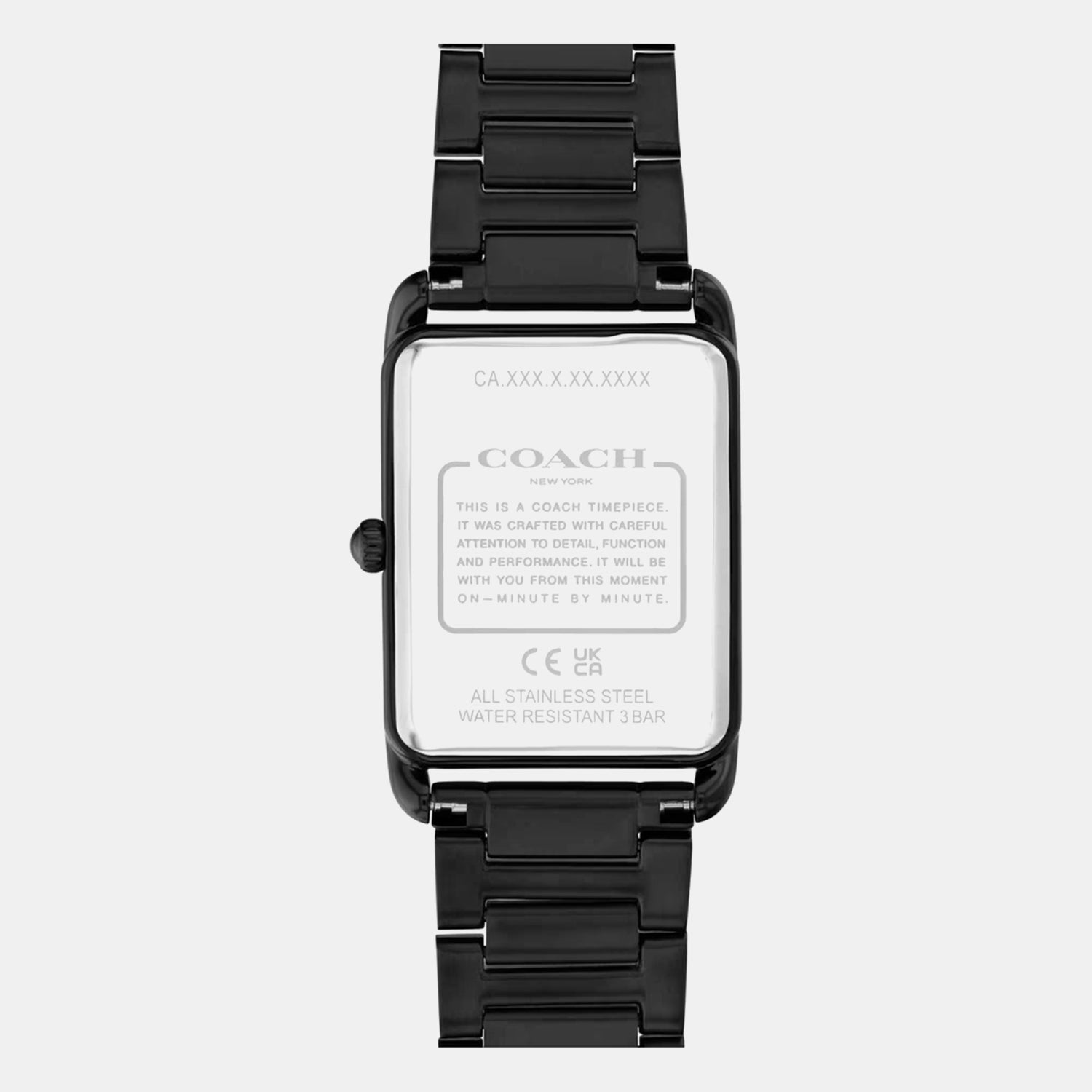 Elliot Unisex Quartz Black Dial Analog Stainless Steel Watch 14400049