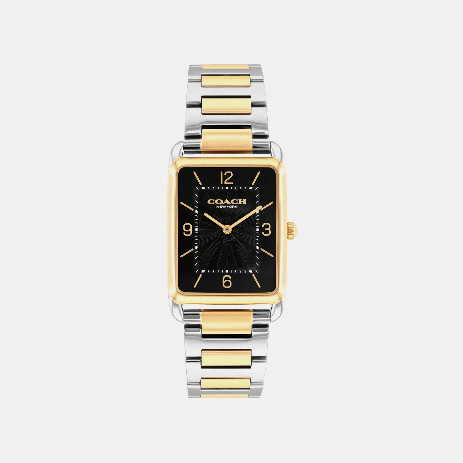 Unisex Quartz Black Dial Analog Stainless Steel Watch 14400050