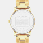Grand Women Quartz Gold Dial Analog Stainless Steel Watch 14503075