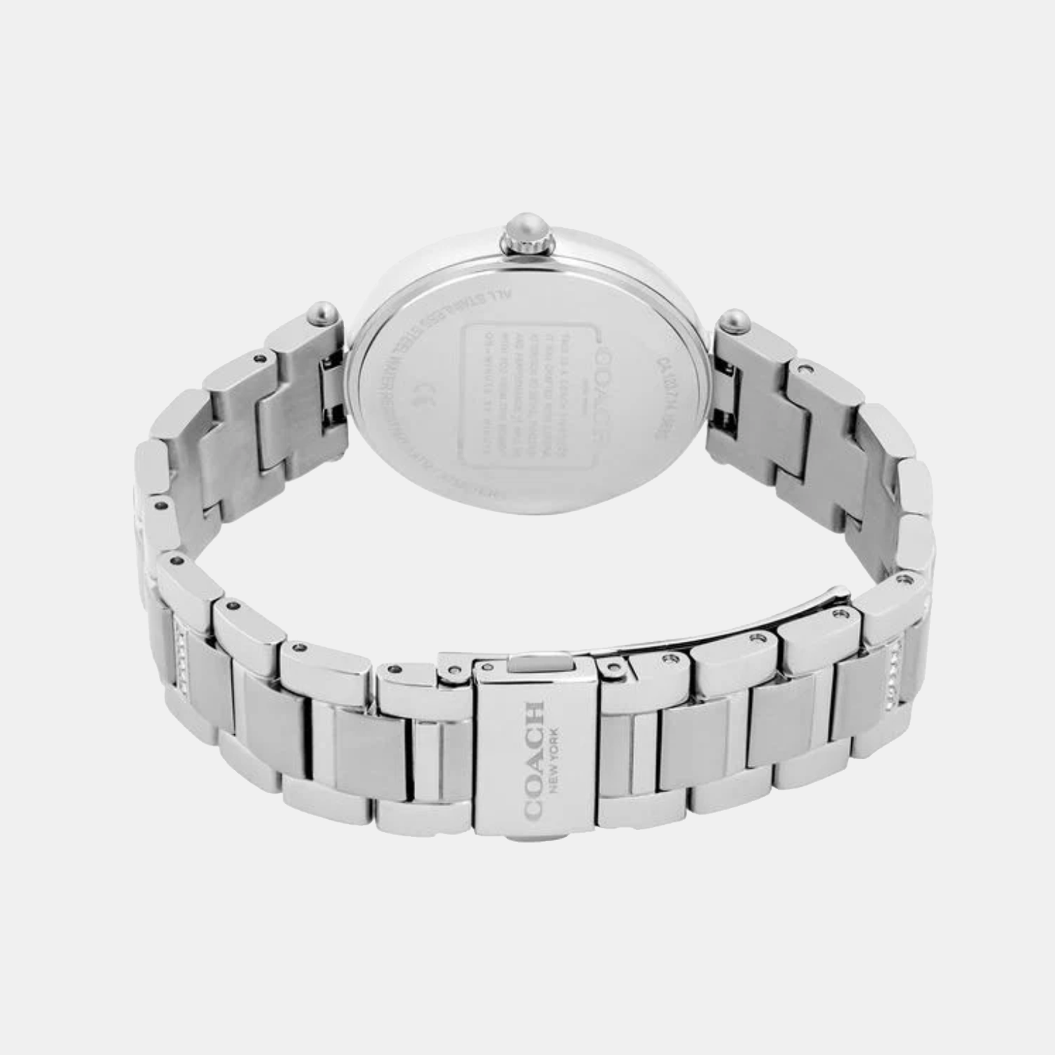 Park Women Quartz White Dial Analog Stainless Steel Watch 14503092