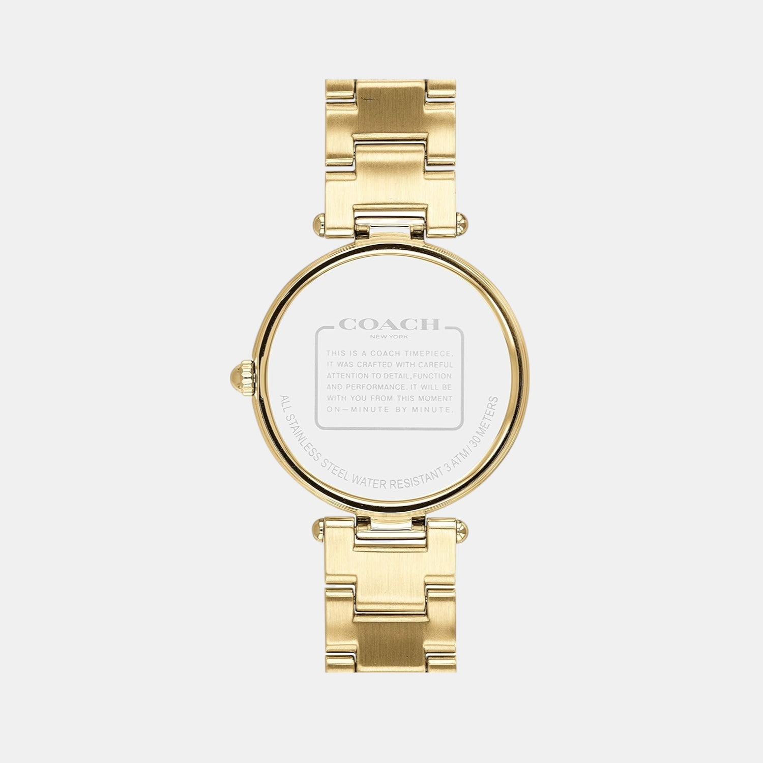 Park Women Quartz White Dial Analog Stainless Steel Watch 14503093