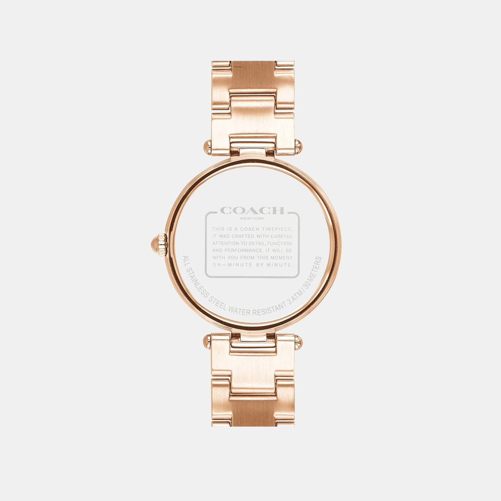 Coach Women Round White watch