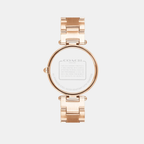 Coach Women Round White watch