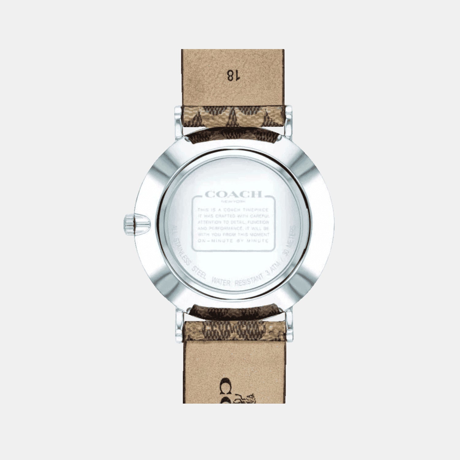 Perry Women Quartz Dual Tone Dial Analog Leather Watch 14503122