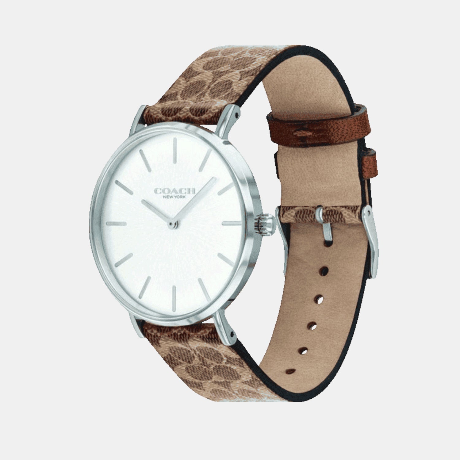 Perry Women Quartz Dual Tone Dial Analog Leather Watch 14503122