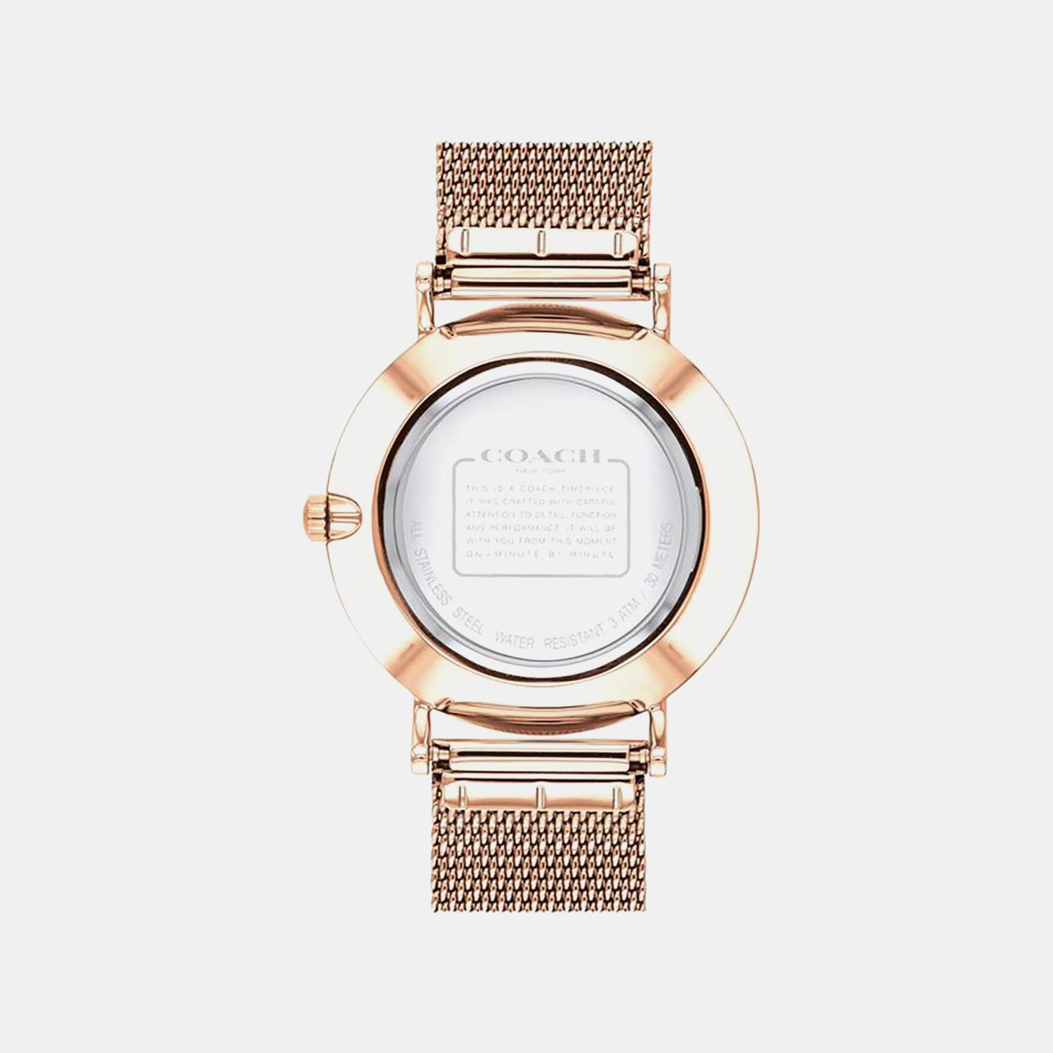 Perry Women Quartz Dual Tone Dial Analog Mesh Watch 14503126