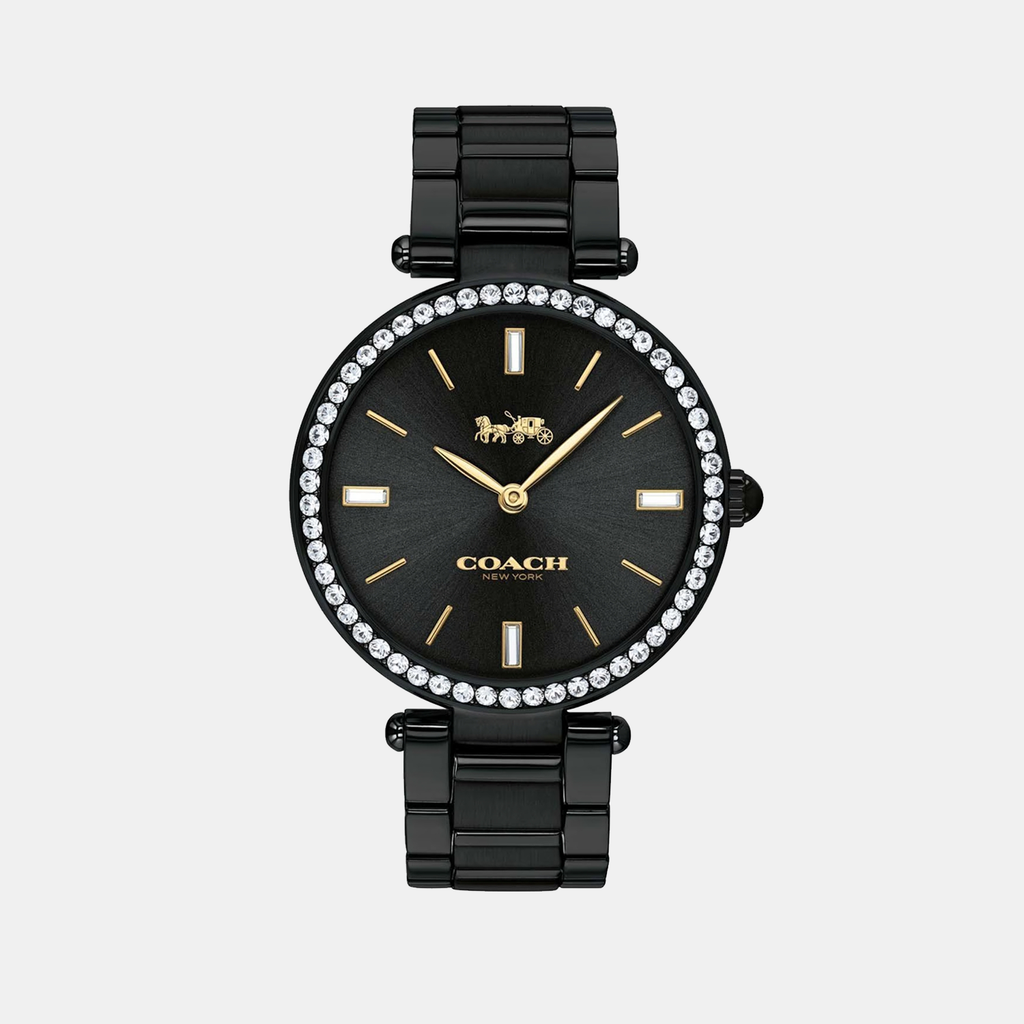 Coach Round Black Analog watch