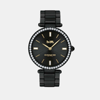 Coach Round Black Analog watch