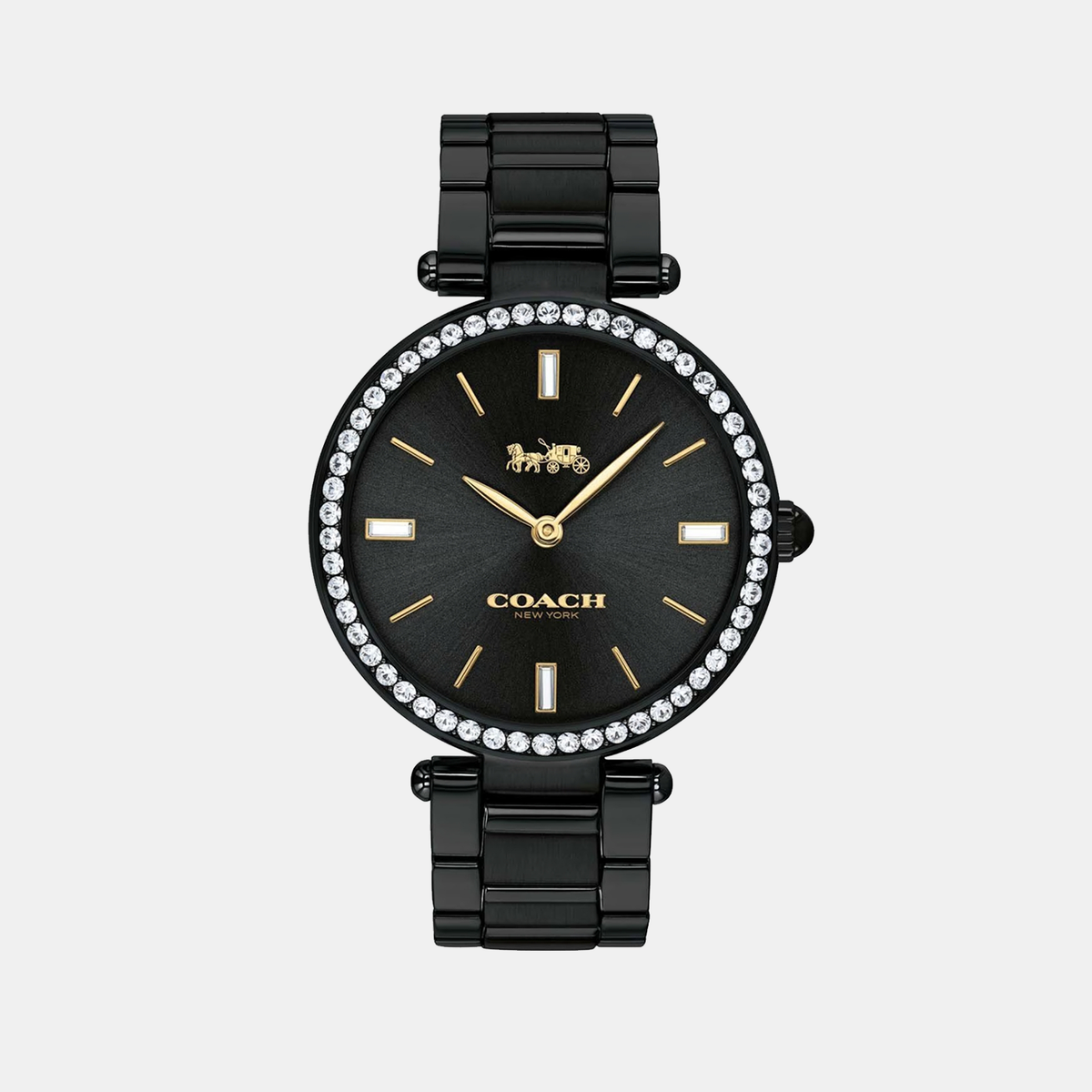 Coach Round Black Analog watch