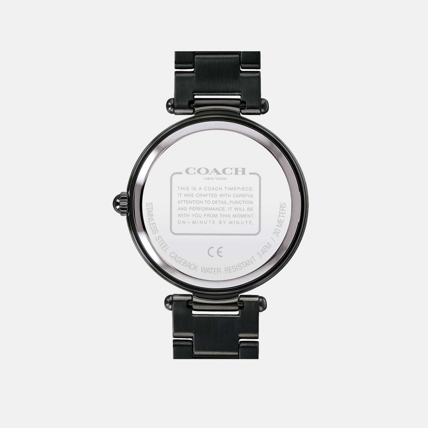 Coach Women Round Black watch
