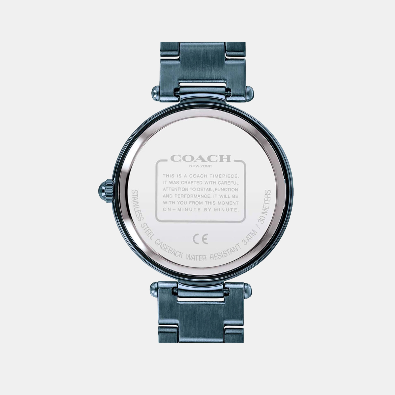 Coach Park Women Quartz Blue Dial Analog Stainless Steel Watch 14503423