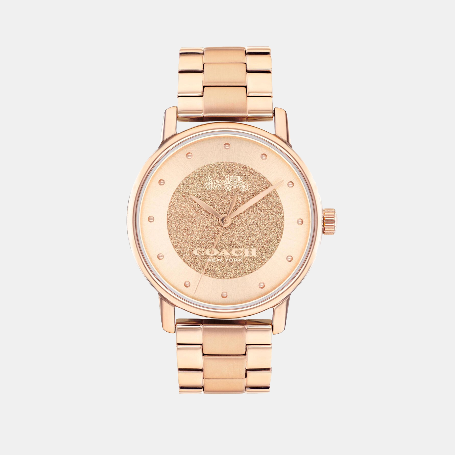 Coach Round Rose Gold Analog watch