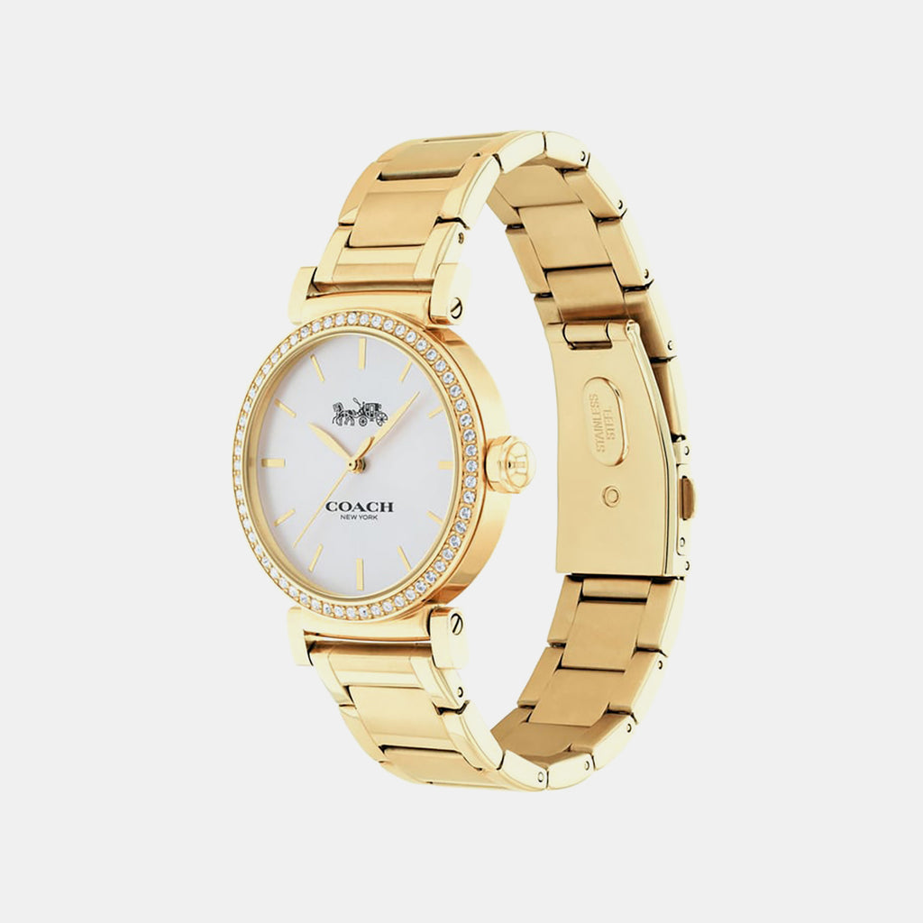 Madison Women Quartz Silver Dial Analog Stainless Steel Watch 14503578