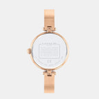 Park Women Quartz Rose Gold Dial Analog Stainless Steel Watch 14503651