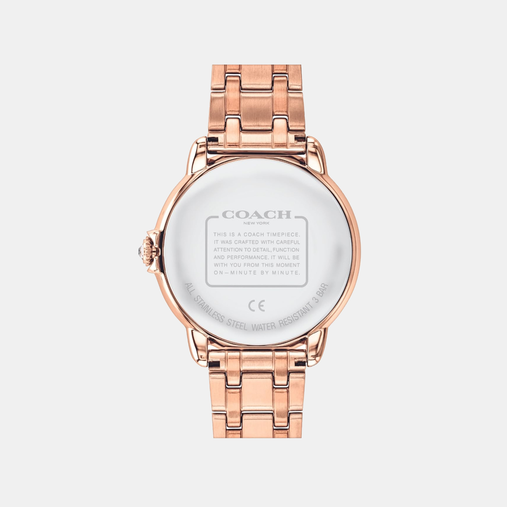 Coach Women Round Silver watch