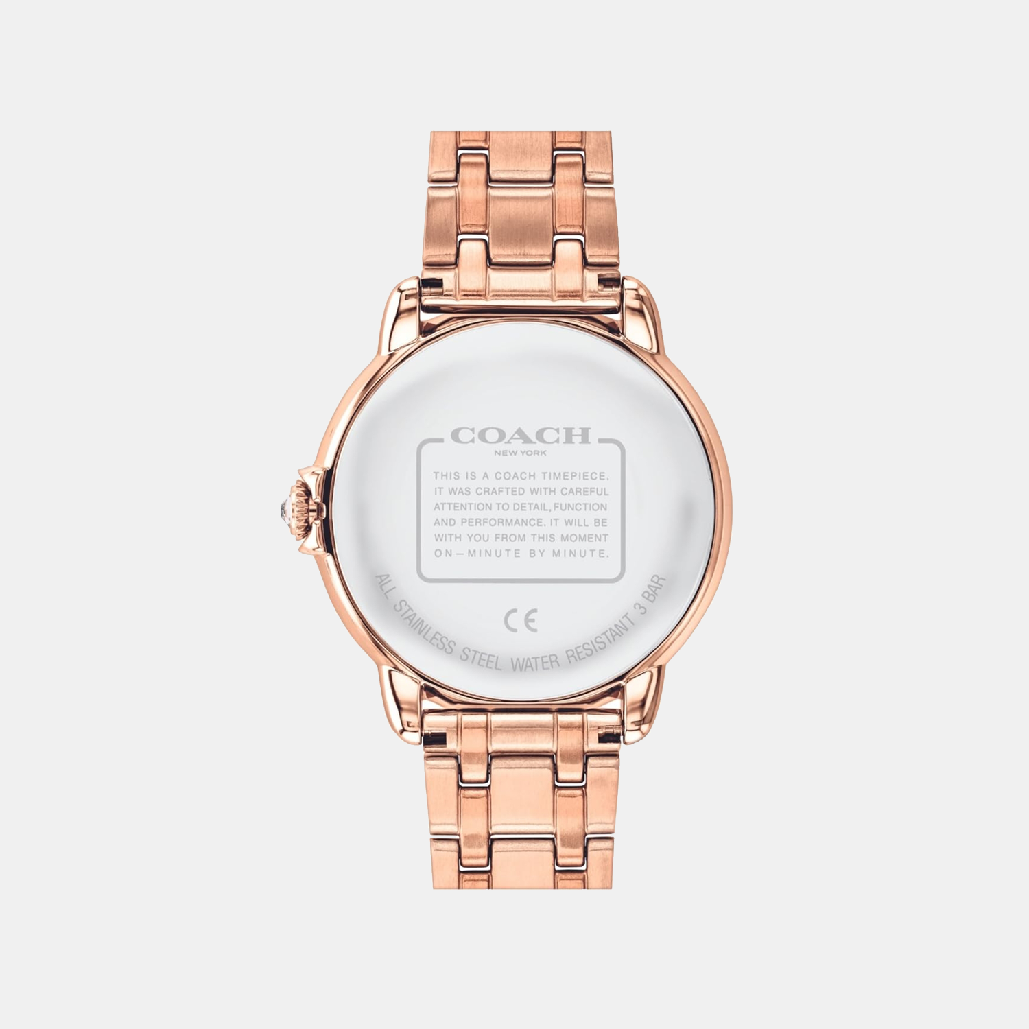 Coach Women Round Silver watch