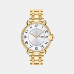 Coach Round Silver Analog watch