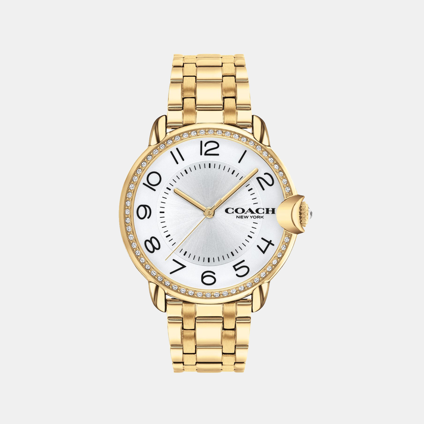 Arden Women Quartz Silver Dial Analog Stainless Steel Watch 14503810