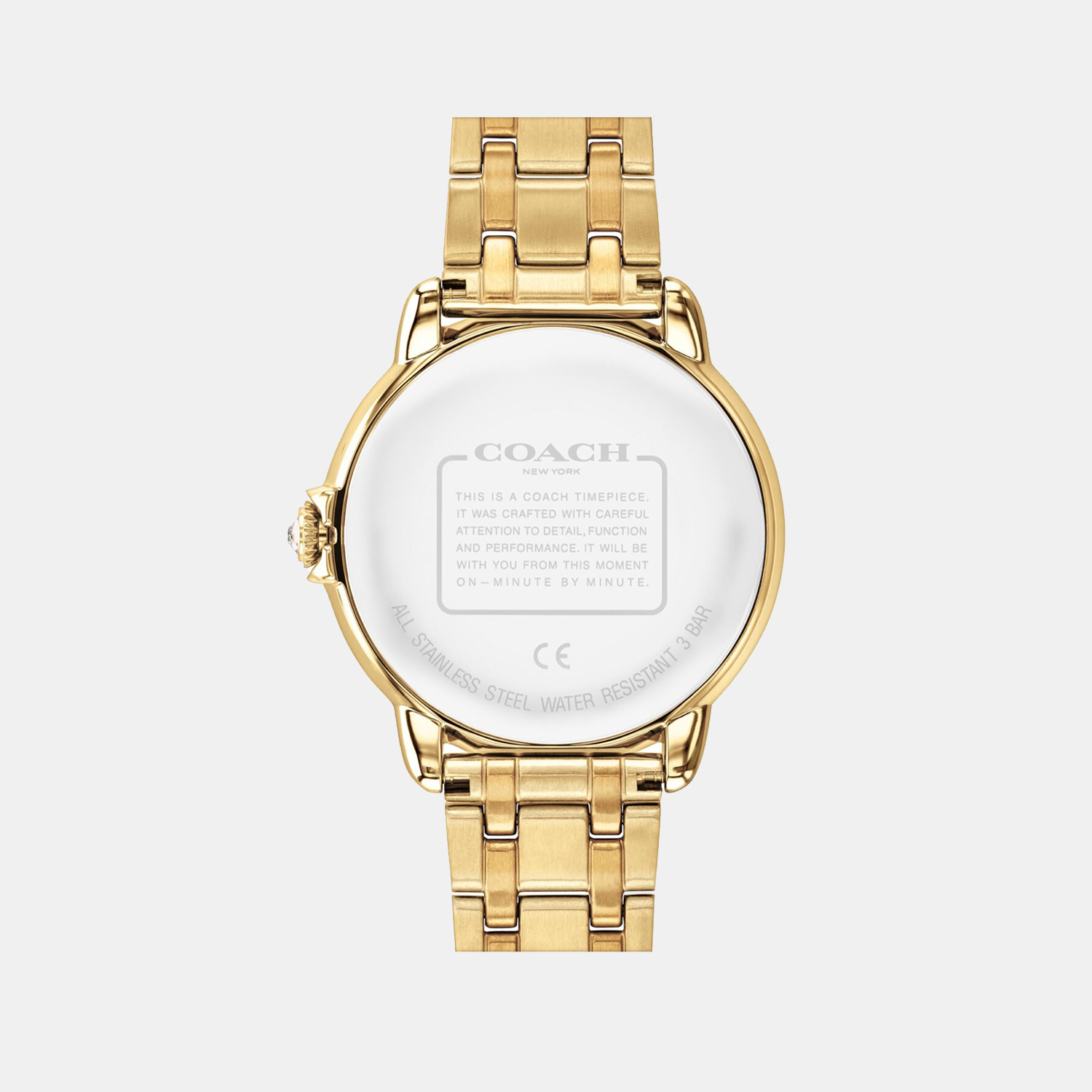 Coach Women Round Silver watch