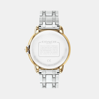 Coach Women Round Silver watch