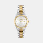 Greyson Women Quartz Silver & White Dial Analog Stainless Steel Watch 14503909