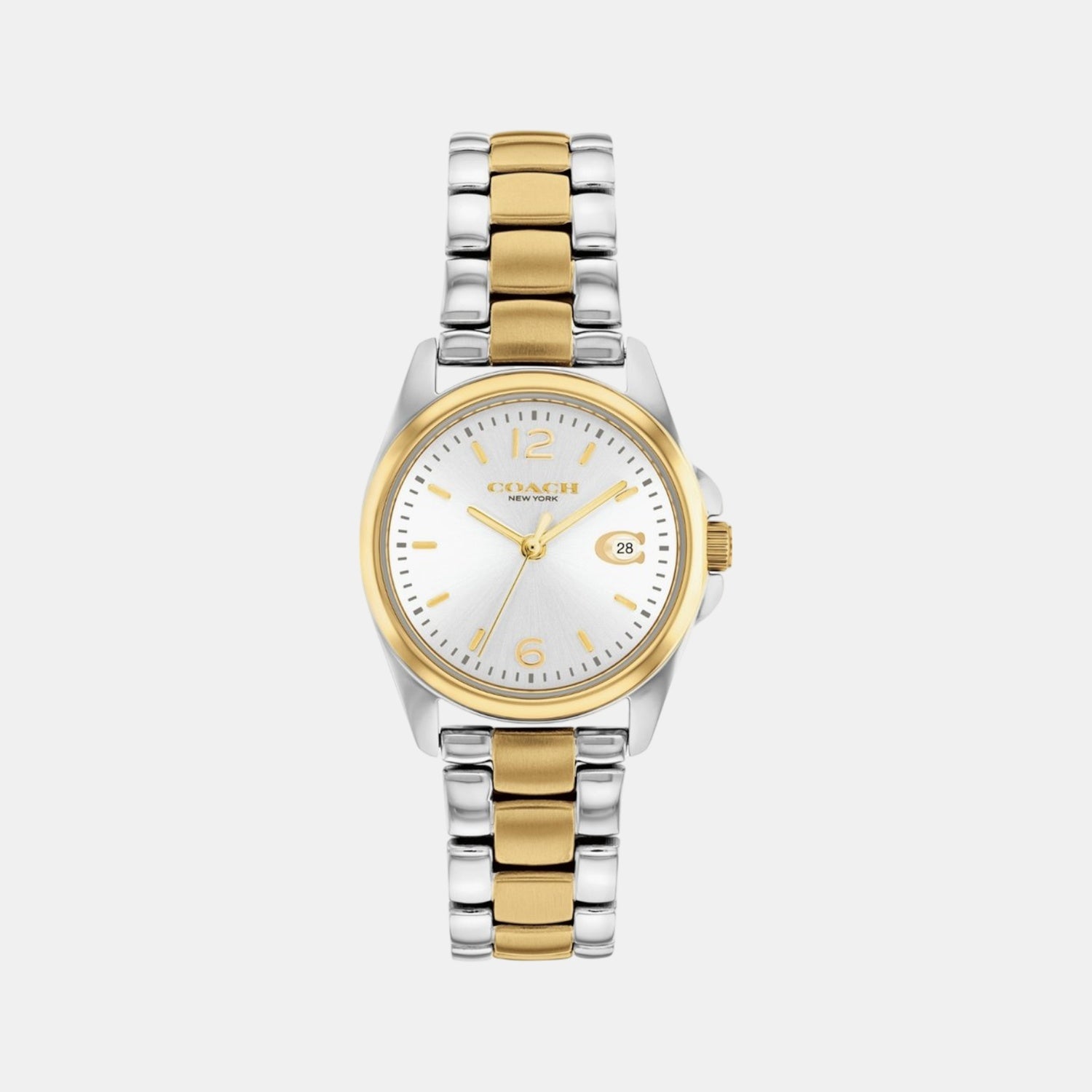 Greyson Women Quartz Silver & White Dial Analog Stainless Steel Watch 14503909