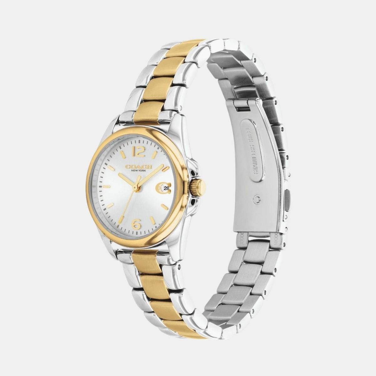 Greyson Women Quartz Silver Dial Analog Stainless Steel Watch 14503909
