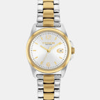 Greyson Women Quartz Silver & White Dial Analog Stainless Steel Watch 14503909