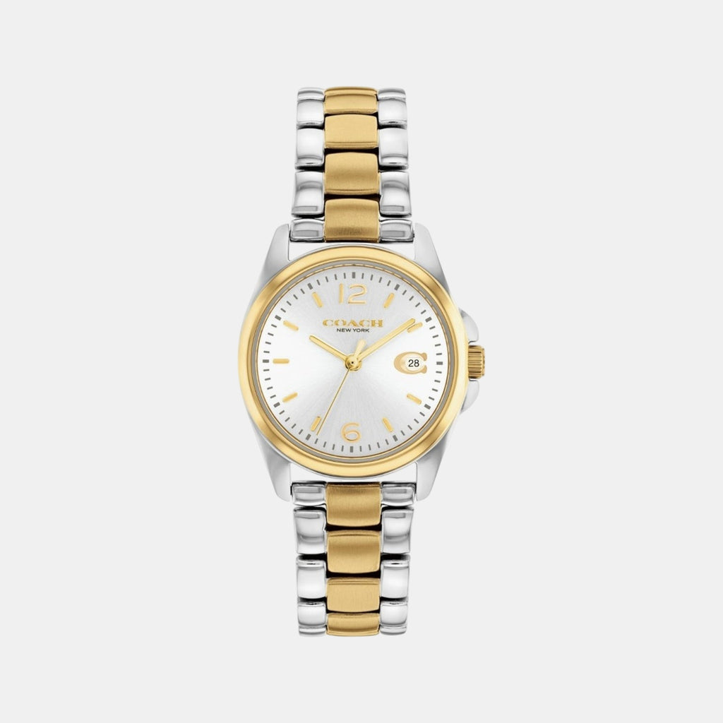 Greyson Women Quartz Silver & White Dial Analog Stainless Steel Watch 14503909