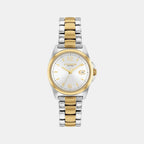 Greyson Women Quartz Silver & White Dial Analog Stainless Steel Watch 14503909