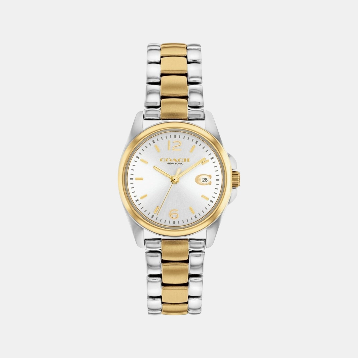 Greyson Women Quartz Silver & White Dial Analog Stainless Steel Watch 14503909