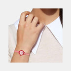 Gracie Women Quartz Pink Dial Analog Calf Watch 14503991