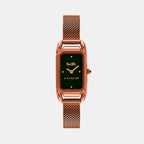 Cadie Women Quartz Green Dial Analog Stainless Steel Watch 14504034